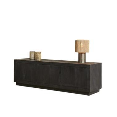 StarFurn Tv-meubel Zwart Hout - 150x42x46cm - Brussel product