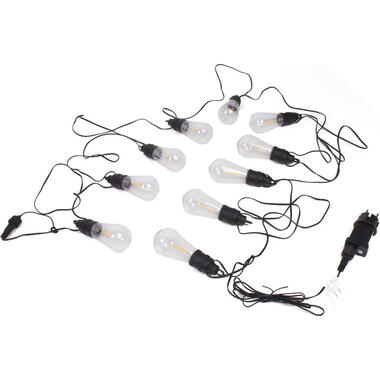 Benson Lichtsnoer - LED - 10 lampen - 700 cm - warm wit - timer product