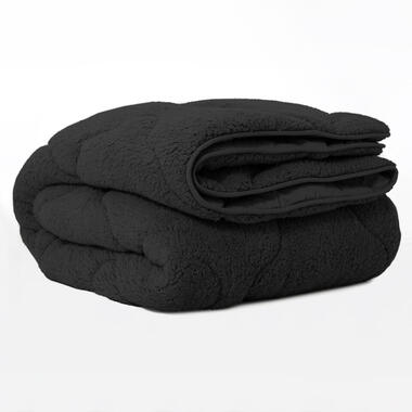 Teddy Dekbed en Overtrek in 1 – Superzacht & Wasbaar – Antraciet product