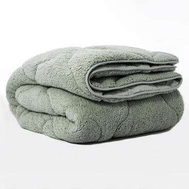 Teddy Dekbed en Overtrek in 1 – Superzacht & Wasbaar – Groen product