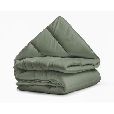 Dekbed zonder Overtrek 240x200 - Incl. Kussenslopen - Wasbaar - Groen
