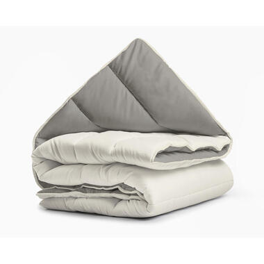 Dekbed zonder Overtrek – Incl. Kussenslopen – Wasbaar – Crème/Kaki product