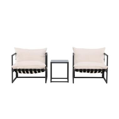 Svea - Sergen loungeset - zwart/beige product