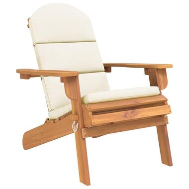 vidaXL - Adirondack tuinstoel - Kussens - Bruin - Acaciahout product