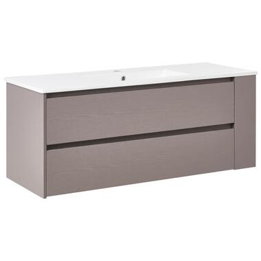 MANCORA - Badkamermeubel met wastafel - Taupe - 120 cm - MDF product