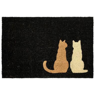 NAPALIT - Deurmat - Zwart - 60 x 90 cm - Kokos product