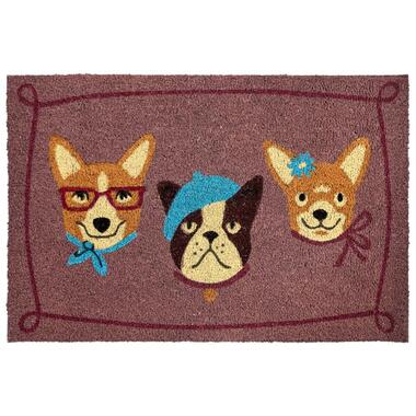 BABABU - Deurmat - Meerkleurig - 60 x 90 cm - Kokos product