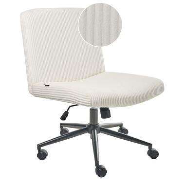 GEDDES - Bureaustoel - Wit - Corduroy product
