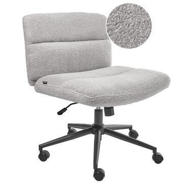 CATLIN - Bureaustoel - Lichtgrijs - Bouclé product