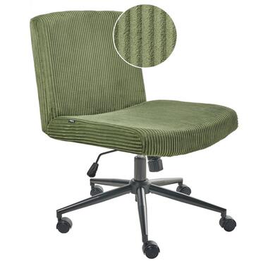 GEDDES - Bureaustoel - Groen - Corduroy product