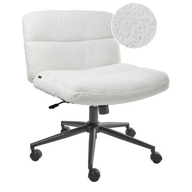 CATLIN - Bureaustoel - Wit - Bouclé product