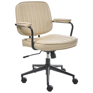 BERNE - Bureaustoel - Beige - Kunstleer product