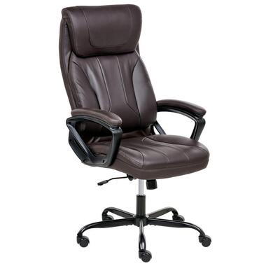 PROUD - Bureaustoel - Donkerbruin - Kunstleer product