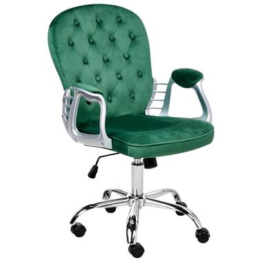 PRINCESS - Bureaustoel - Groen - Fluweel product
