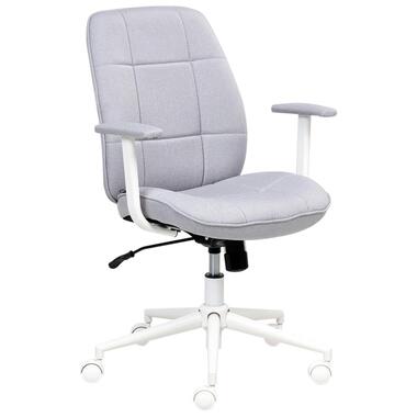 CARLTON - Bureaustoel - Grijs - Stof product