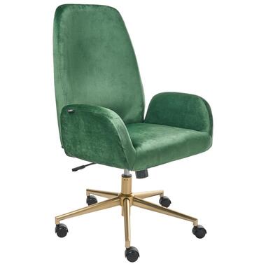 CLARE - Bureaustoel - Groen - Fluweel product
