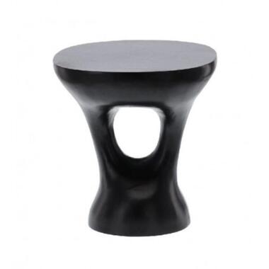 Salontafel Zwart Metaal - 43x40x46cm - Amelie