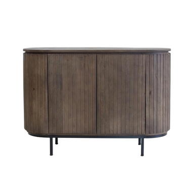 Dressoir Donkerbruin Hout - 115x43x80cm - Tora product