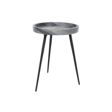 Bijzettafel Grijs Marmer - 33x33x45cm - Karrara product
