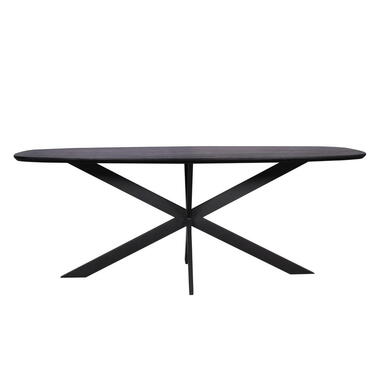 Eettafel Zwart Hout - 200x100x76cm - Ferris product
