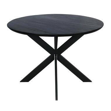 Eettafel Zwart Hout - 110x110x76cm - Ferris product