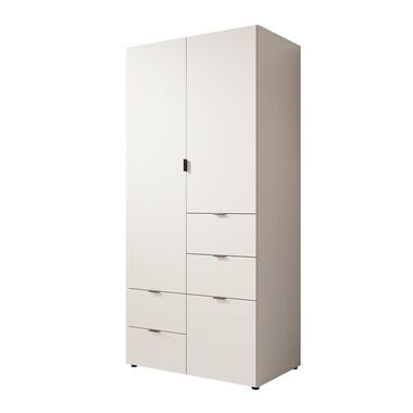 Meubella - Kledingkast Zayden - Wit - 90 cm product