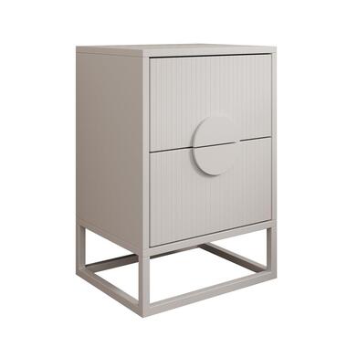 Meubella Nachtkastje Allegany Wit 38 cm