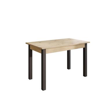Meubella - Noah - Eetkamertafel - Eiken/zwart product