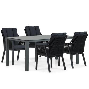 Tuinset 4 personen 180 cm Aluminium/rope Grijs Lifestyle Garden Furniture product