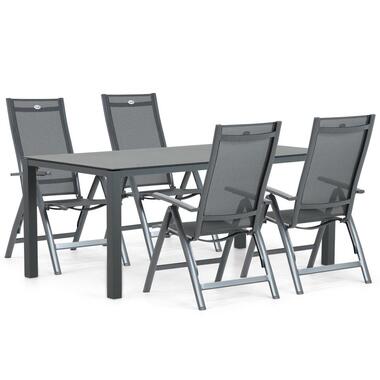 Tuinset 4 personen 180 cm Aluminium/textileen Grijs Hartman Royal product