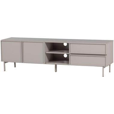 WOOOD Tours Tv Meubel 180 cm - Melamine/ MDF - Zand - 51x180x42