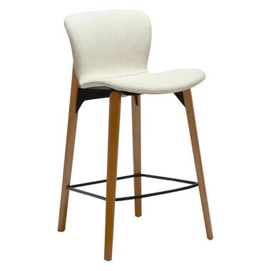 Hioshop Paragon Dan-Form fauteuil bouclé wit