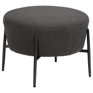 Hioshop Orbit Dan-Form poef bouclé grijs