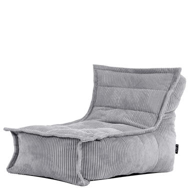 icon - Dolce Kinderzitzak Stoel - Ribfluweel Fauteuil - Grijs