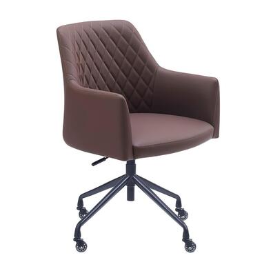 Bureaustoel Vitoria - Donkerbruin - PU-leer product