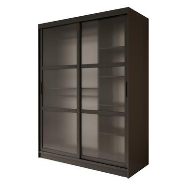 Meubella - Kledingkast Fessaro - Zwart - 150 cm product