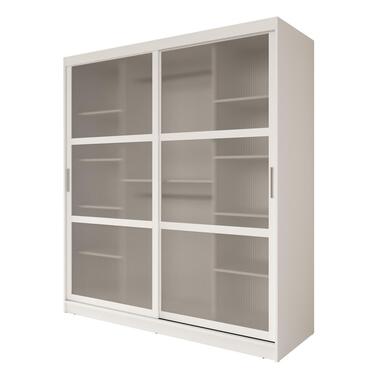 Meubella - Kledingkast Fessaro - Wit - 180 cm product