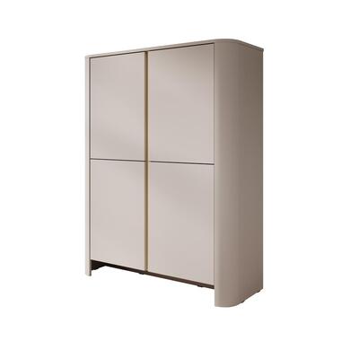 Meubella - Barbados - Dressoir - Beige - 103x39x132 cm