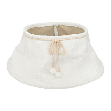 Feeric Christmas Kerstboomrok wit D56 cm x H23 polyester