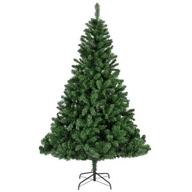 Bellatio Decorations kunst kerstboom - groen - H300 cm - D178 cm