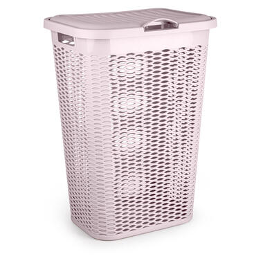 Plasticforte Wasmand Ventilation - roze - kunststof - 51L