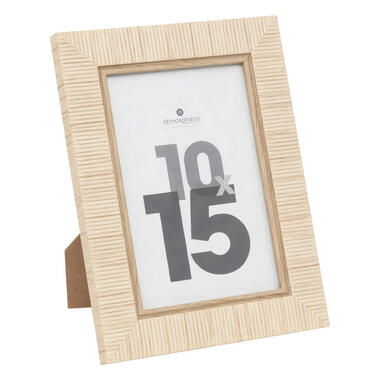 Atmosphera Fotolijstje - foto 10 x 15 cm - beige - mdf/glas product