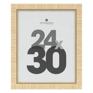Atmosphera Fotolijstje - foto 24 x 30 cm - beige - mdf/glas product