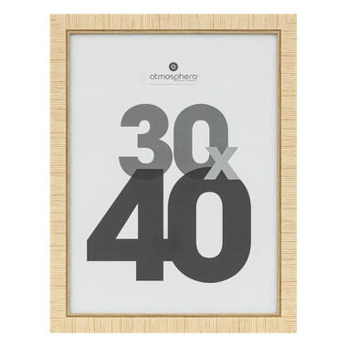 Atmosphera Fotolijstje - foto 30 x 40 cm - beige - mdf/glas product