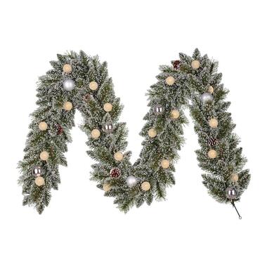 Black Box Trees Kaprun Guirlande met Verlichting - L270 cm - Zilver