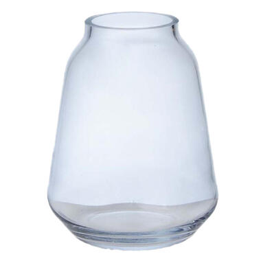 Hakbijl Glass Bloemenvaas Kiffa transparant glas D18 x H22