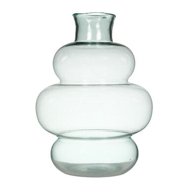 Hakbijl Glass Bloemenvaas Denise- transparant - glas - D29