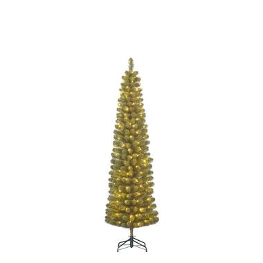 Black Box Trees Charlton Kunstkerstboom met LED - H185 x Ø53 cm - Groen