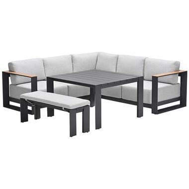 Garden Impressions Malakka lounge dining set 5-delig - light teak look