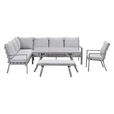 Garden Impressions Senja lounge dining set 5-delig l. - valley sand